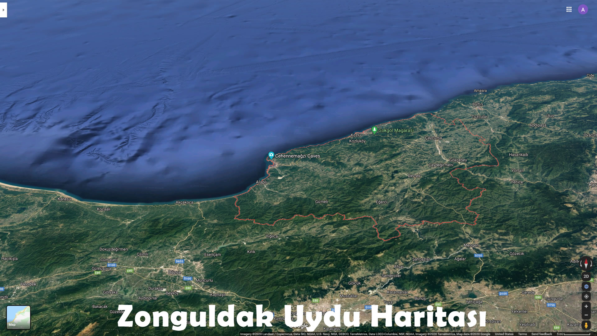 Zonguldak Satellite Map